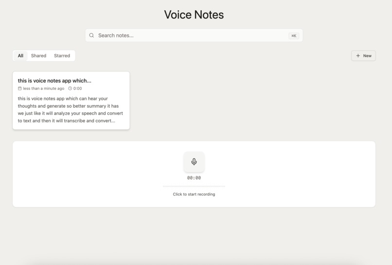 VoiceNotes – screenshot 2