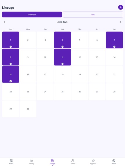 Music Sheet Lineup Manager – screenshot 1