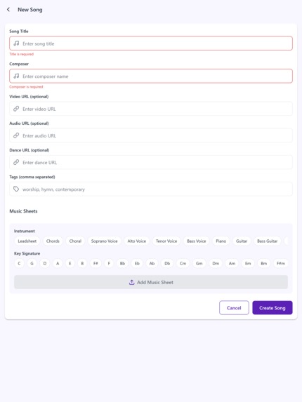 Music Sheet Lineup Manager – screenshot 6