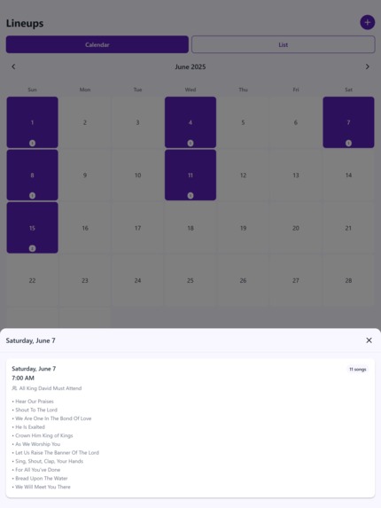 Music Sheet Lineup Manager – screenshot 7