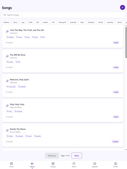 Music Sheet Lineup Manager – screenshot 9