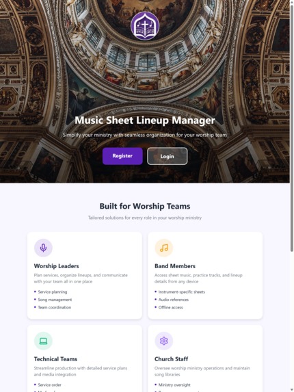 Music Sheet Lineup Manager – screenshot 20