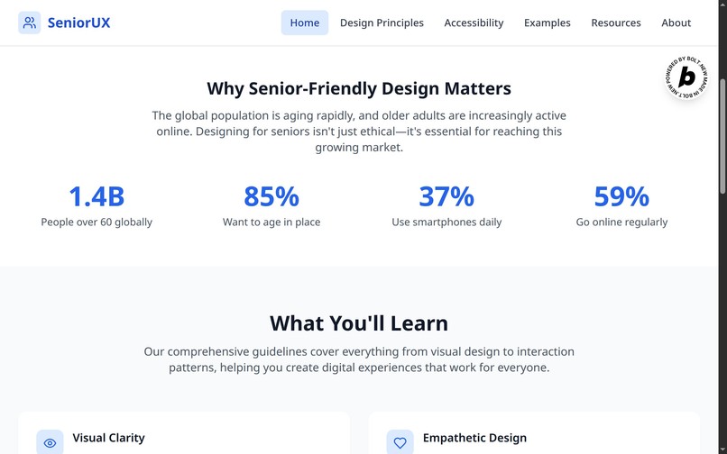 SeniorUX – screenshot 2