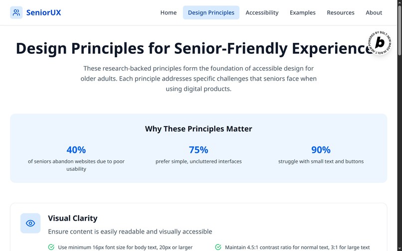 SeniorUX – screenshot 3