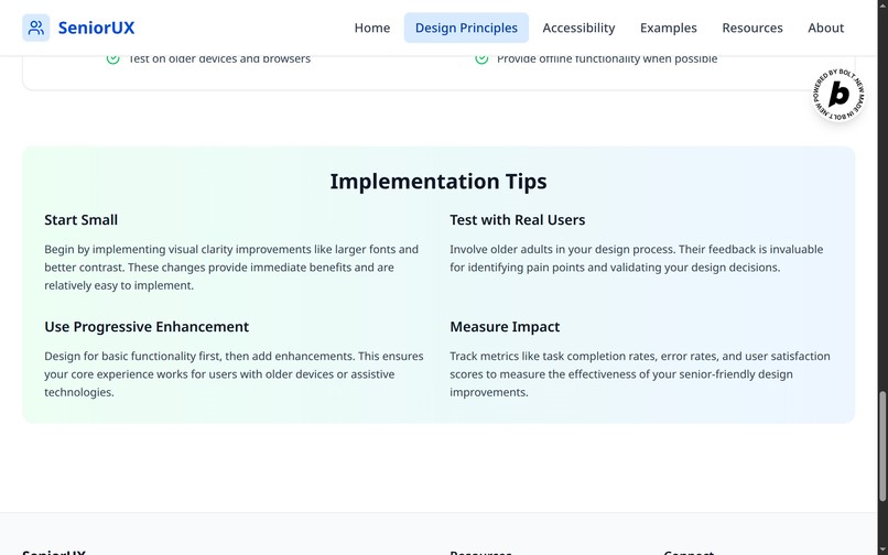 SeniorUX – screenshot 6