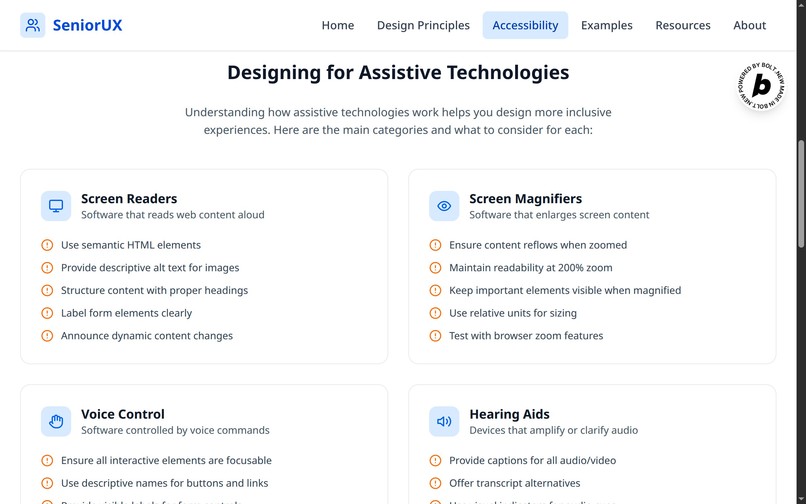 SeniorUX – screenshot 8