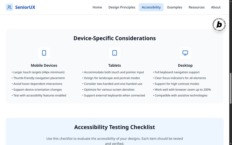 SeniorUX – screenshot 9