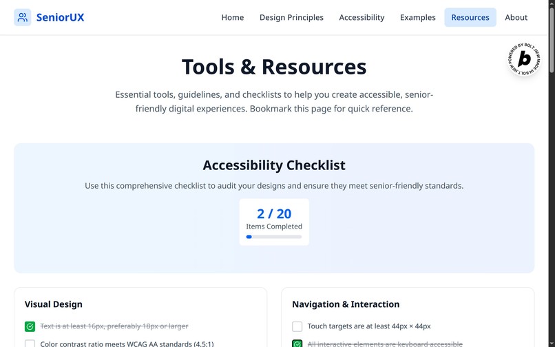 SeniorUX – screenshot 17