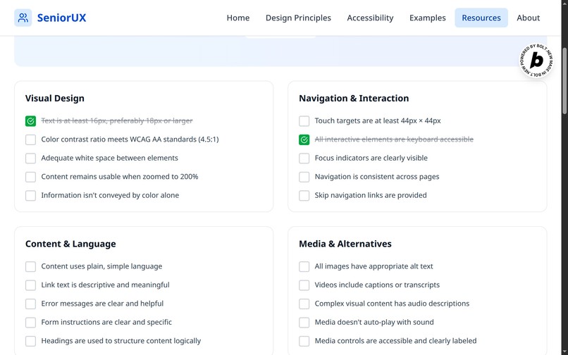 SeniorUX – screenshot 18