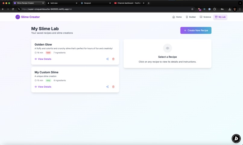 Slime Recipe Creator – screenshot 4
