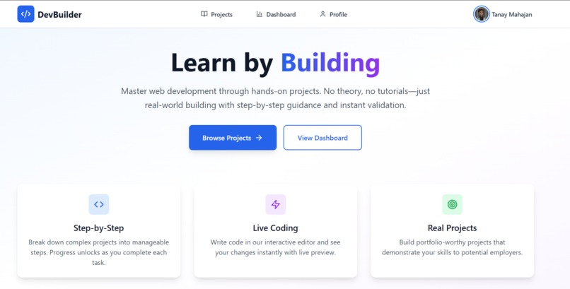 DevBuilder – screenshot 1