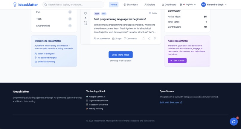 ideasMatter – screenshot 2