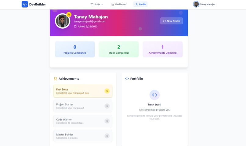 DevBuilder – screenshot 6