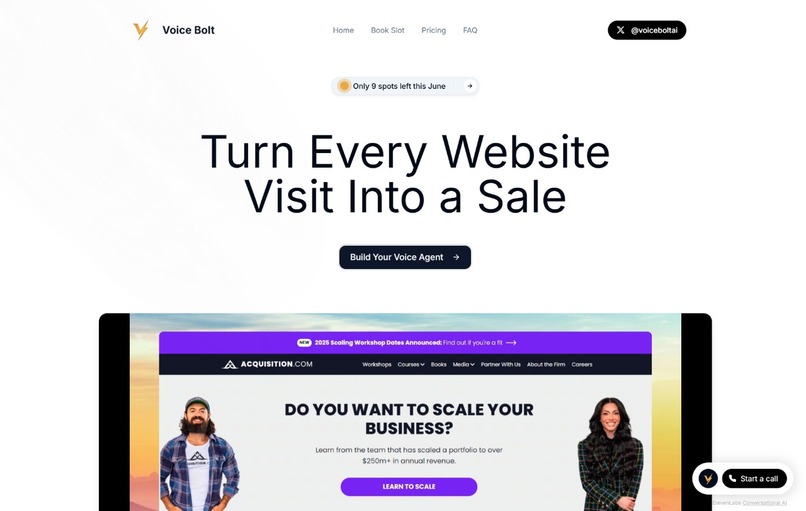 VoiceBolt AI – screenshot 1
