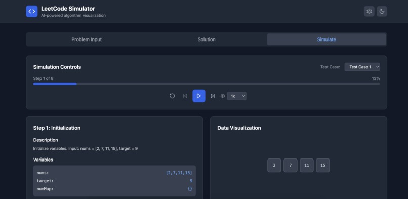 AI-powered algorithm visualization – screenshot 1