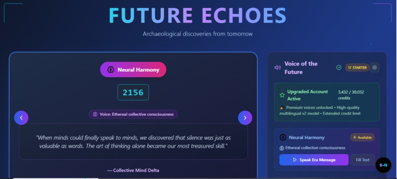 FUTURE ECHOES Archaeological discoveries from tomorrow – screenshot 2