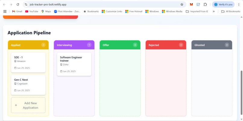Job Tracker Pro – screenshot 2