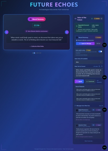 FUTURE ECHOES Archaeological discoveries from tomorrow – screenshot 3