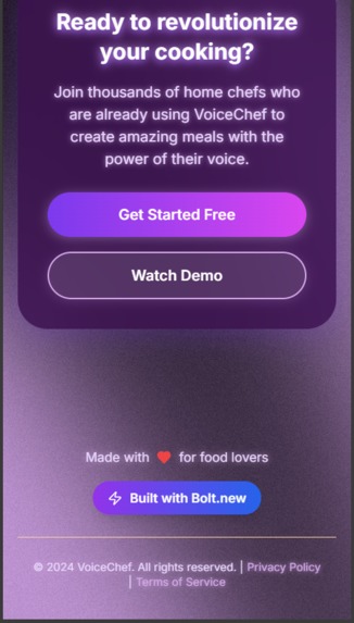 VoiceChef - Smart Recipe Generator with Voice Interaction – screenshot 5