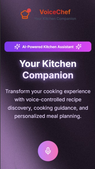 VoiceChef - Smart Recipe Generator with Voice Interaction – screenshot 3