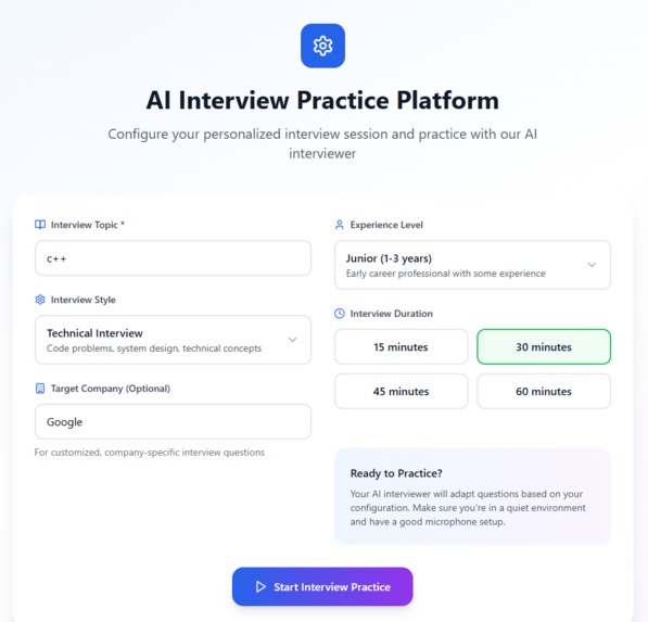 Interview Prep – screenshot 1