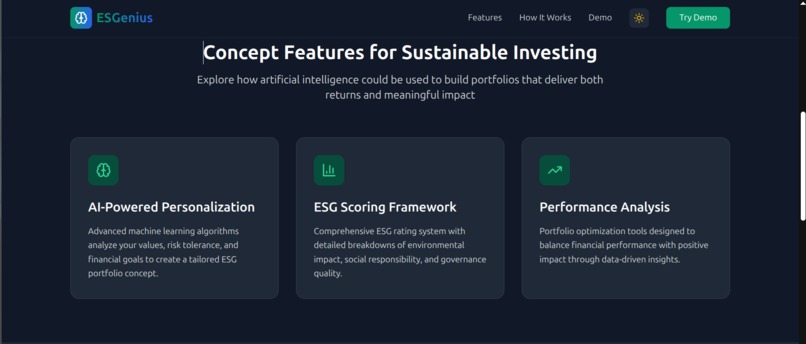 ESGenius – screenshot 2