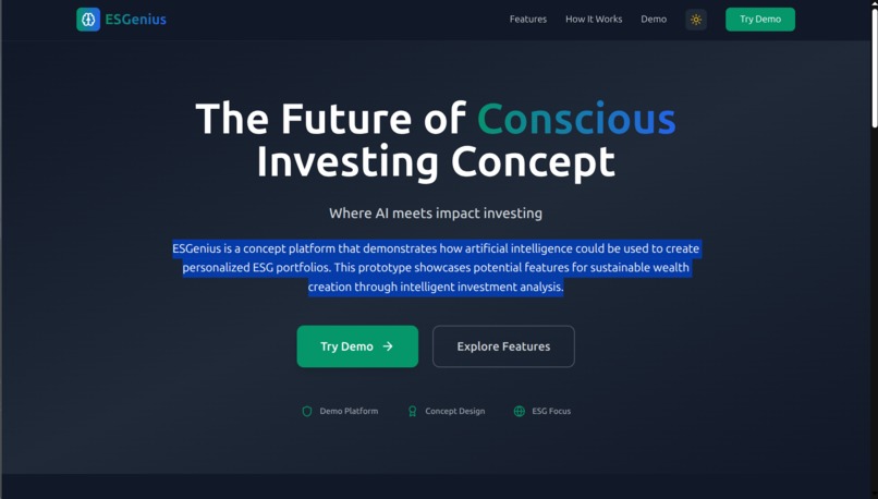 ESGenius – screenshot 1