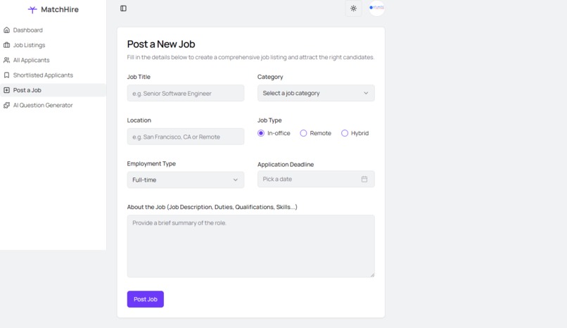 MatchHire – screenshot 7