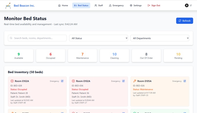 Bed Beacon Inc. – screenshot 2