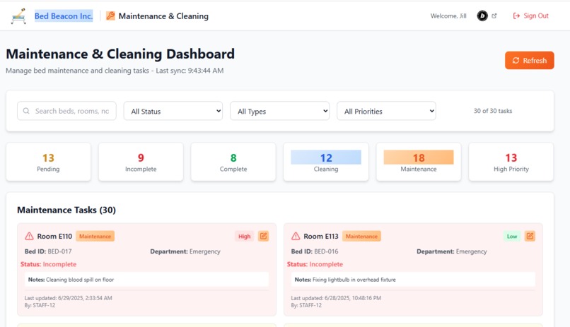 Bed Beacon Inc. – screenshot 4