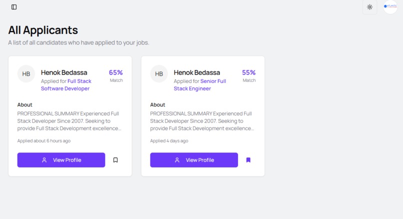 MatchHire – screenshot 8