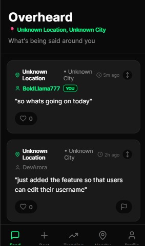 Overheard – screenshot 1