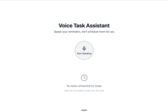 Minimalist Daily task assistant