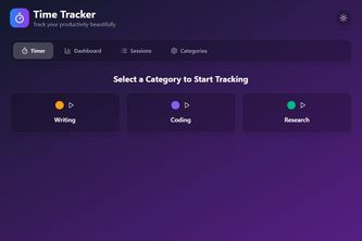 Time Tracking App One-Shot Challenge