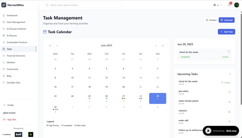 HarvestWise - Sustainable Farming Platform – screenshot 5