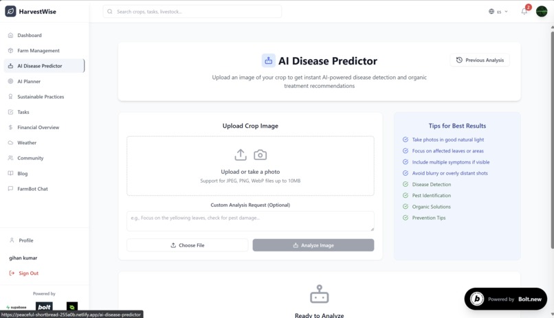 HarvestWise - Sustainable Farming Platform – screenshot 6