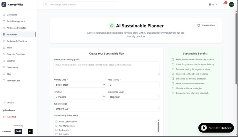 HarvestWise - Sustainable Farming Platform – screenshot 7