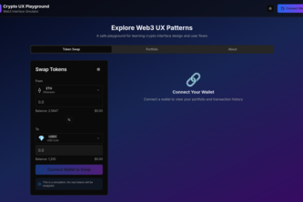Crypto UX Playground