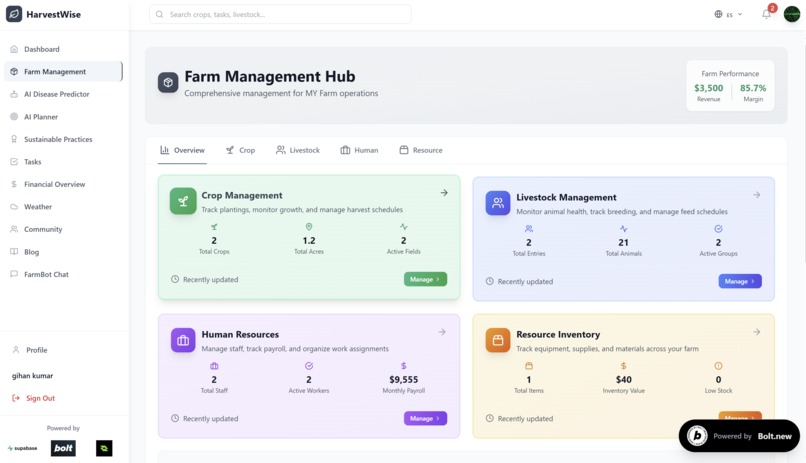 HarvestWise - Sustainable Farming Platform – screenshot 12