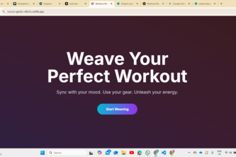Workout Weaver AI