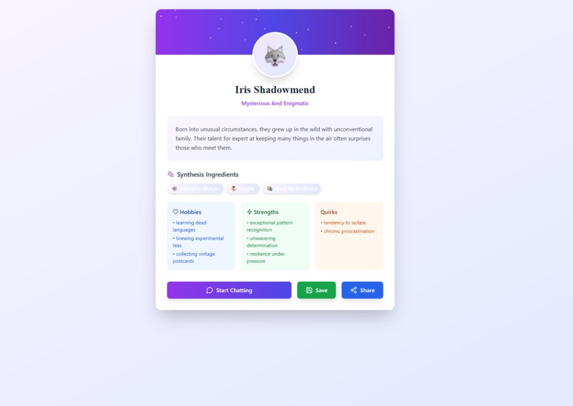 Trait Lab – screenshot 3