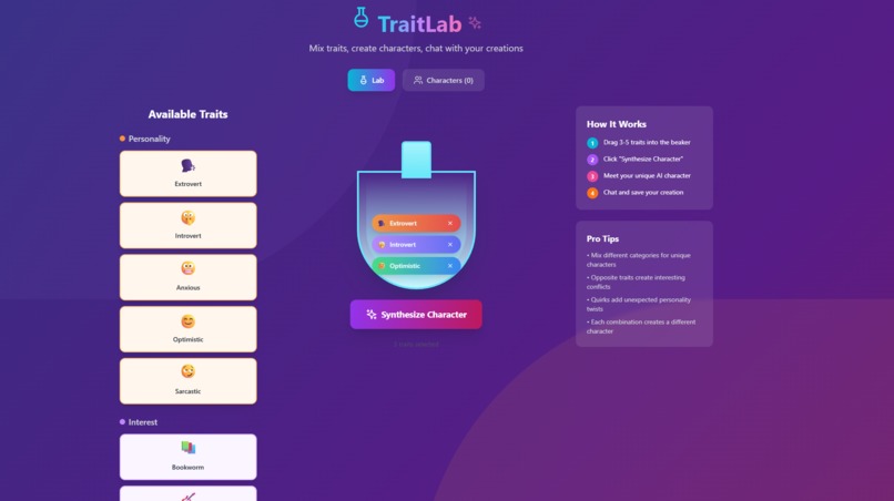 Trait Lab – screenshot 8