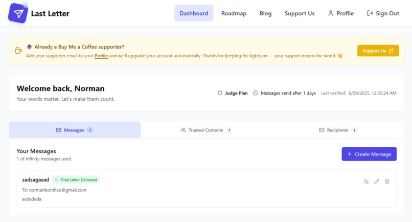 Last Letter – screenshot 2