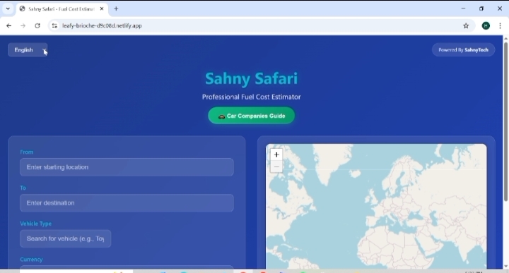 SAHNY SAFARI – screenshot 2