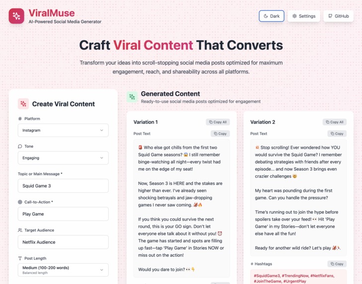 Viral Muse – screenshot 1