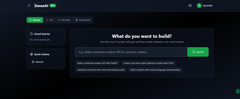 senseai – screenshot 2