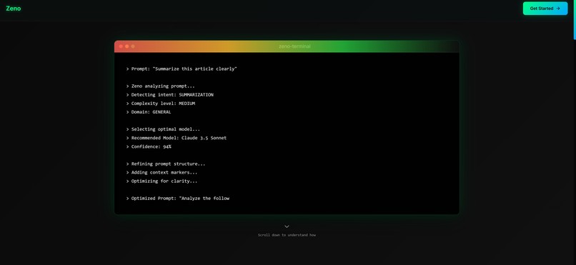 Zeno – screenshot 1