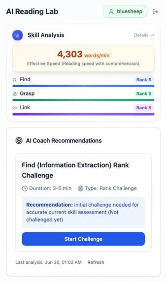 AI Reading Lab – screenshot 1