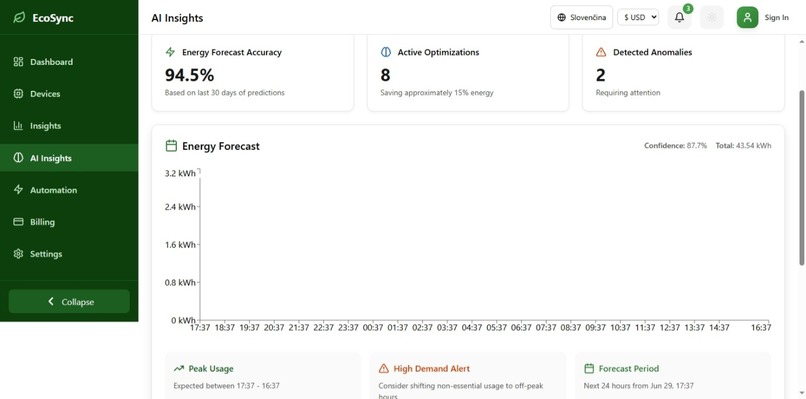 EcoSync – screenshot 1