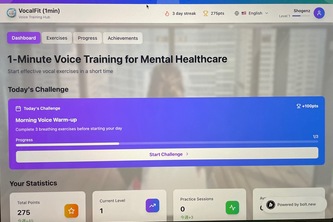 １分ボイストレーニングでメンタルヘルスケア
